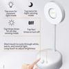 New Wall Sconce Wireless Spotlight Battery Operated Dimmable 360° Rotation White