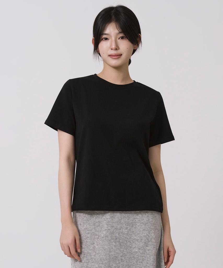 Sayu Basic Tension Short Sleeve T-Shirt Black