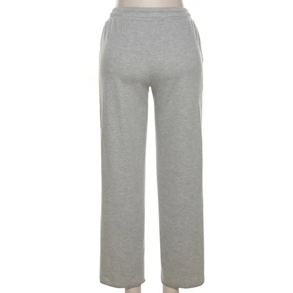 Women Sweatpants Fashion Hip Hop Baggy Striped Pleated Trousers Vintage Aesthetic Patchwork Joggers Casual Sports Pants Y2k