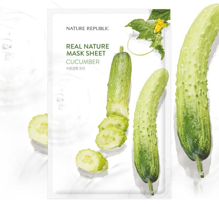 Nature Republic Feuille de masque Real Nature (10 feuilles)