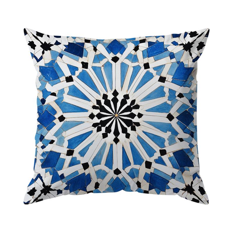 1 Pc Moroccan Style Geometry Pillow Cover For Home Living Room Bedroom Sofa Office Decorative Pillowcase Soft Throw Pillows
