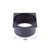 Air Vent Duct lange Straight Flange Connector Ventilation Pipe Connector Black