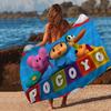 Cartoon P-Pocoyo Microfiber Beach Towel Absorbent Quick Dry Soft Yoga Swimming Resort Mountain Climbing Towel