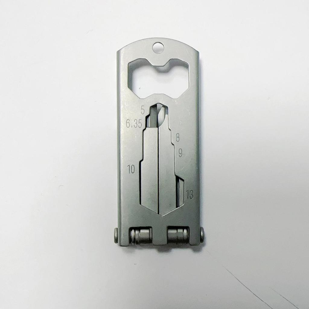 Portable 13-in-1 Multifunctional Stainless Steel Folding Screwdriver Tool for Outdoor Use