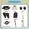 Genshin Impact Aether Cosplay Costume Adult Carnival Uniform Wig Anime Halloween Party Costumes Masquerade Women Game