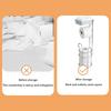 Elegant Iron Standing Tissue Dispenser Large Capacity Modern Floor Mounted Toilet Paper Stand for Homes Office Or Travel