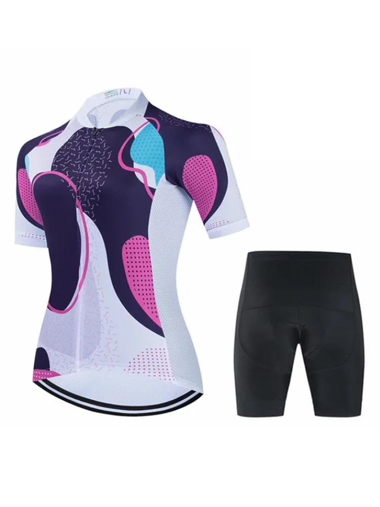 2026 Summer Breathable Cycling Suit, Spring Outdoor Sports  , Bicycle Women's Short-sleeved Overalls Suit, Simple, Breathable and Comfortable