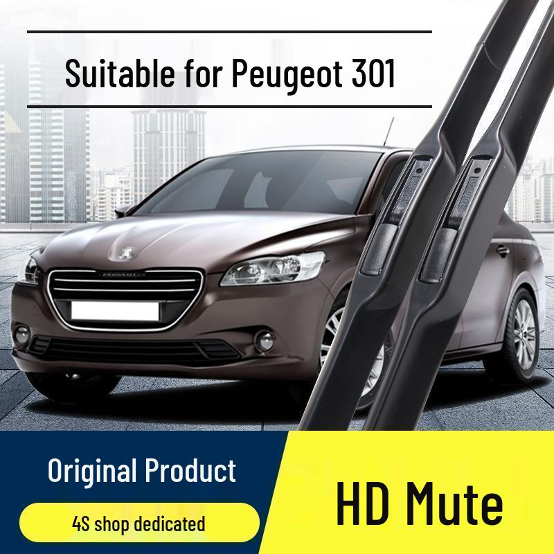 

Silent Frameless Front Wiper Blade Rubber Strip for Dongfeng Peugeot 301