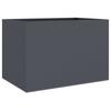 Vidaxl Donica, Antracytowa, 62X40X39 Cm, Stal