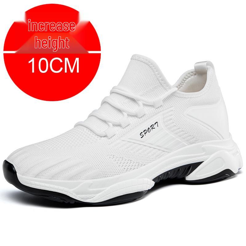 

Men s Summer Height-Increasing Shoes: 10cm Taller, 8cm Sports Casual, Breathable Mesh, Running Shoes Size 42