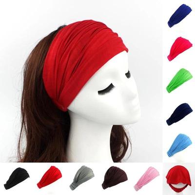 Dame bomull hårbånd hodebånd pannebånd wrap hals hode skjerf cap