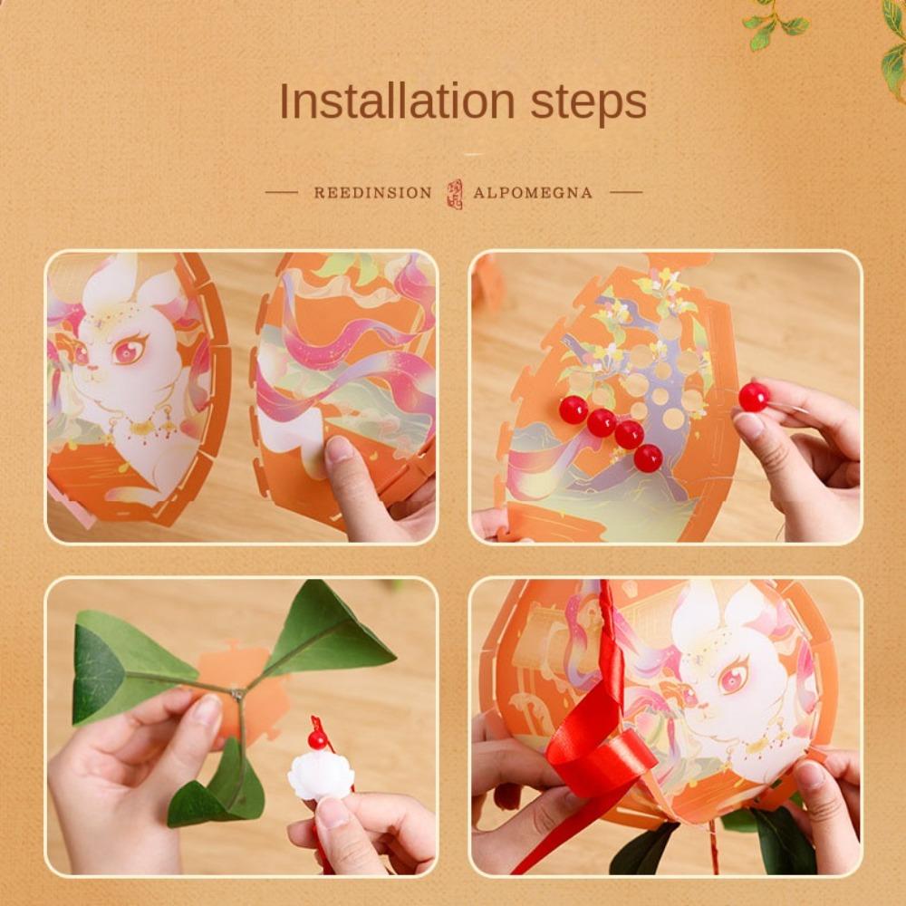 Glowing Pomegranate Lantern Chinese Style Handheld Lanterns Mid-Autumn Lanterns  Lantern Festival