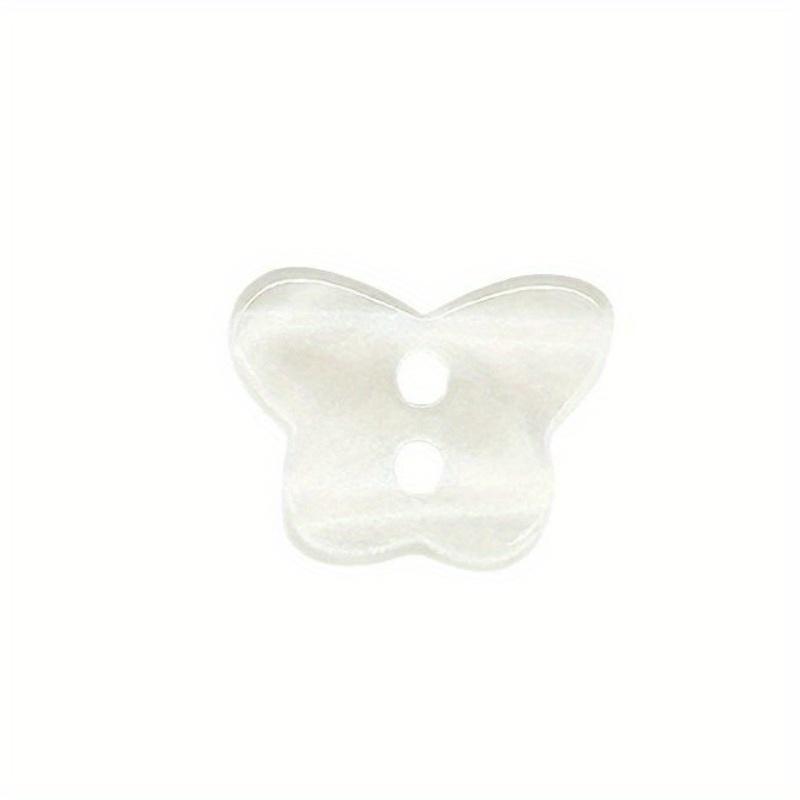 50pcs Resin Sewing Buttons Scrapbooking Heart Pearl Two Holes 11.5mm decorate bottoni botoes