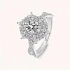 CopperRing AAA Zircon High Quality For Women Rings Wedding Fine Jewelry Accessories Party Gift