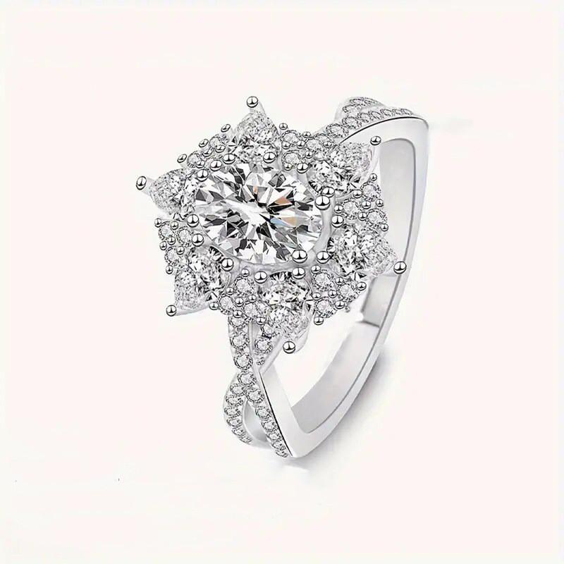 CopperRing AAA Zircon High Quality For Women Rings Wedding Fine Jewelry Accessories Party Gift