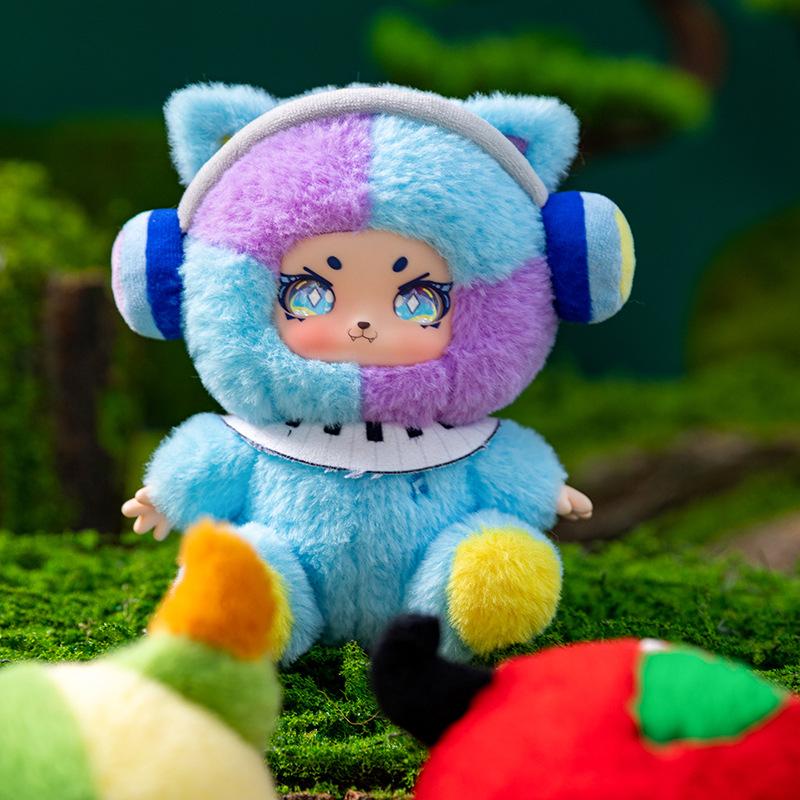 Vinyl Series Plush Toy Doll Nezha Doll Werewolf Bag Pendant Tide Play Girl Birthday Gift