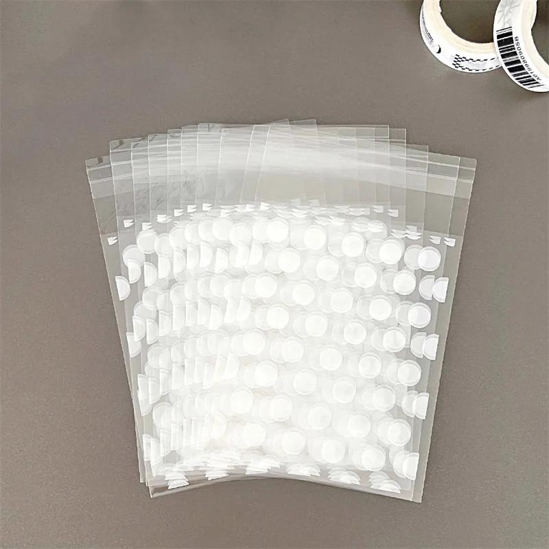 50-200 Pezzi Sacchetto Trasparente in PE a Forma di Stella per Gioielli Autoadesivo Porta Biglietti Caramelle Porta Foto Animazione Contenitore Periferico Sacchetto Regalo Vendita all'Ingrosso