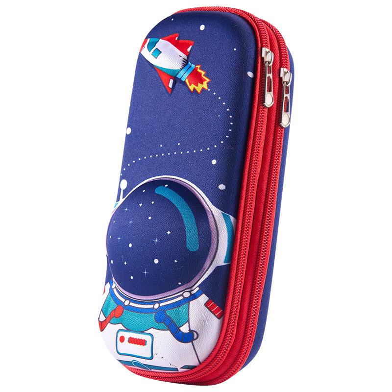 Double Layer 3D Pencil Case - Large Capacity for Primary School Students