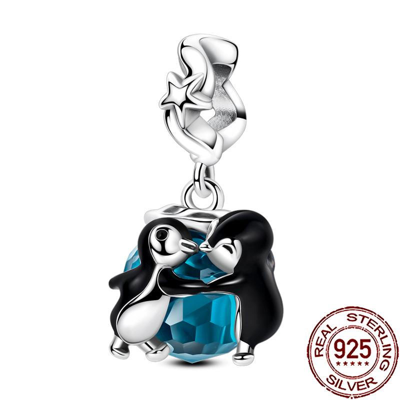 New Charms Copper Cute Animal Pets Charm Beads Fit Snake Chain Bracelet Necklace Women Diy Jewelry
