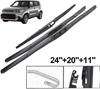 Geschikt voor Kia Soul MK2 2014-2019 24'+20'+11', ruitenwissers