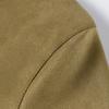 Retro Causal Suede Jackets Women Elegant Single Breasted Lapel Coats Autumn Winter Fashion Soft Pocket Outwear