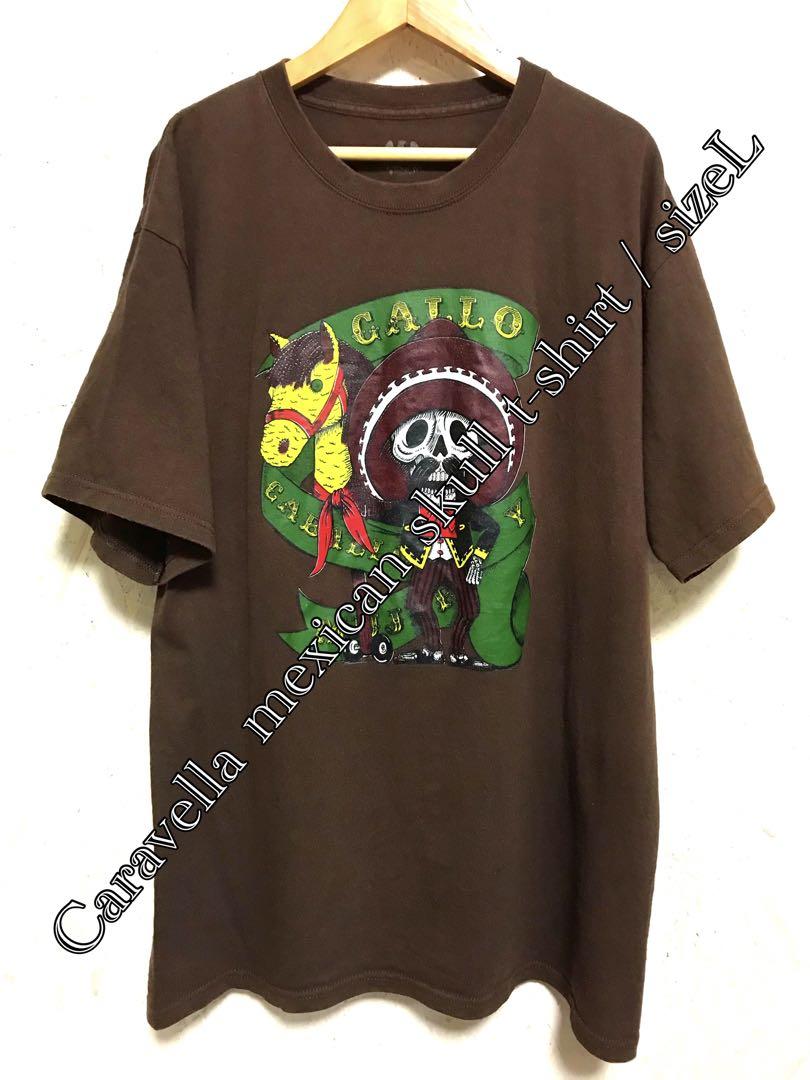 

[USED] Day of the Dead Calavera Mexican Skull T-Shirt Size L
