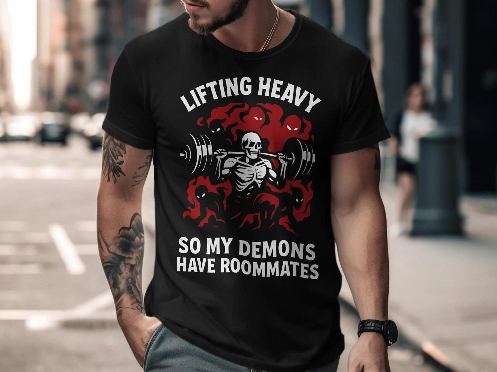 Funny Skeleton Gym Men s and Women s T-shirts XXL
