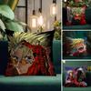 TTrigun Anime Cushion Cover Natural Linen Pillow Case DoubleSided Print Decorative Sofa Pillowcase Home Decor Gift