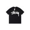 Stussy Short Sleeve T-Shirt Teens Loose Fit 270g Cotton Round Neck Casual Wear