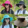 Sun Protection Fisherman Hat With Large Brim For Outdoor Sunshade And Travel