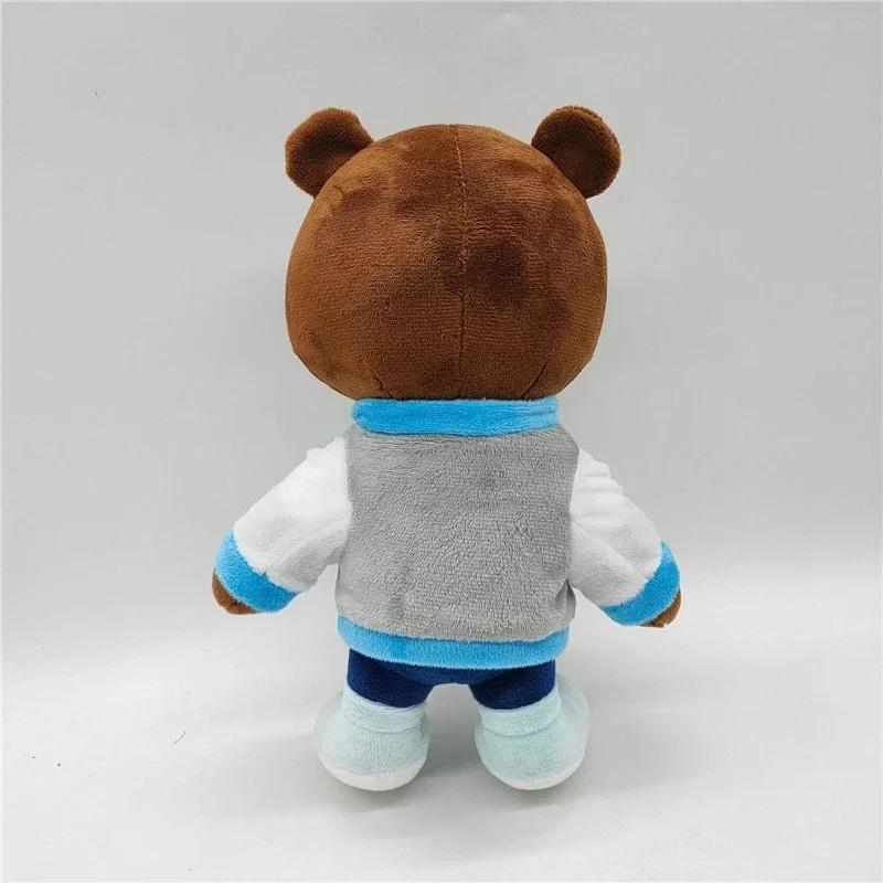 Peluche Kawaii dell'Orso Dropout di Kanye | Bambola Morbida Ripiena dell'Album di Laurea di Kanye West | Decorazione per la Casa e Regalo di Compleanno
