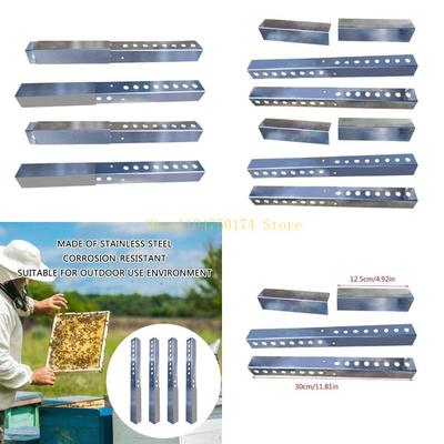 4Pcs Bees Hives Entrance Reducer and Mouse Guard,Beekeeping Sliding Entrance Reduce Top Sale