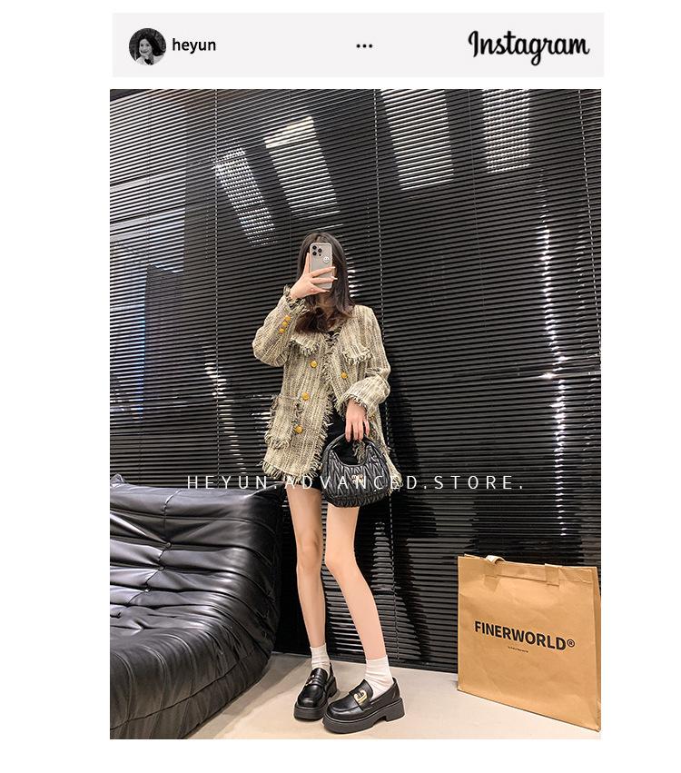 British style small leather shoes women's 2025 new spring and autumn popular platform loafers black jk shoes versatile single shoes