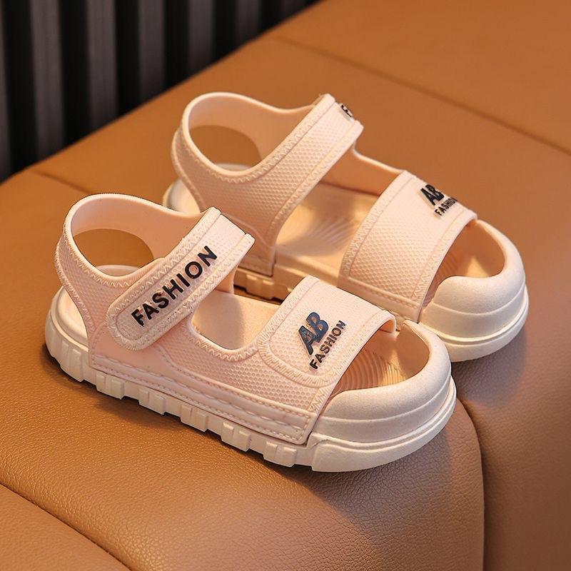 Baby Sommer Neue kinder Weiche Sohle Strand Schuhe Jungen Sport Sandalen Atmungsaktive Baotou Baby Schuhe männer Sommer