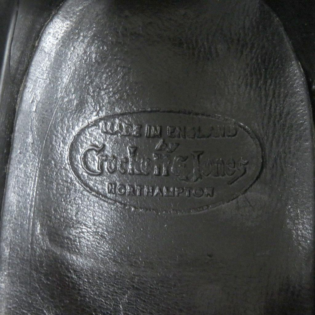 CROCKETT&JONES Kleiderschuhe CLIFFORD Full-Brogue Wingtip schwarzes Leder Damen 5.5 Gebraucht