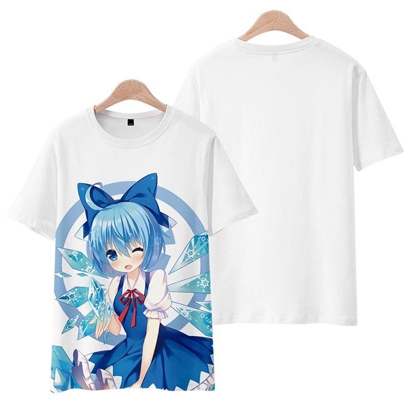 Game Touhou Project Cosplay T-Shirt 3D Hakurei Reimu Print Anime Cartoon Tees Summer Men Women Harajuku