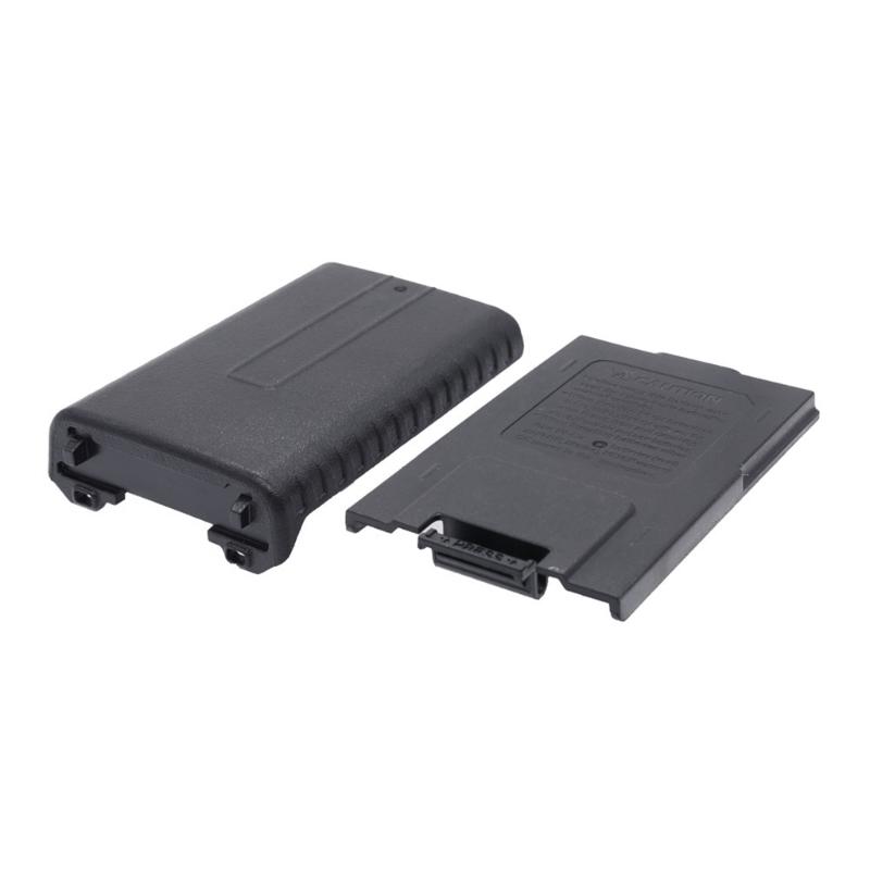 6xAAA Battery Case Shells Black for Two Way Radio for Baofeng BF-UV5R BF-UV5RA BF-UV5RL TYT-F8