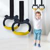 With Straps Gymnastic Rings Non-Slip Fitness Exercise Ring Pull Up Bar  Gymnastics Equipment