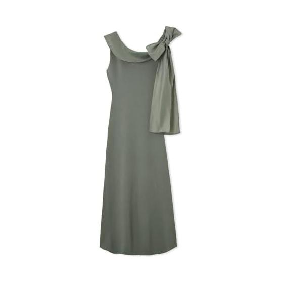 SNIDEL One Shoulder Ribbon Knit Dress SWNO254026 Women s