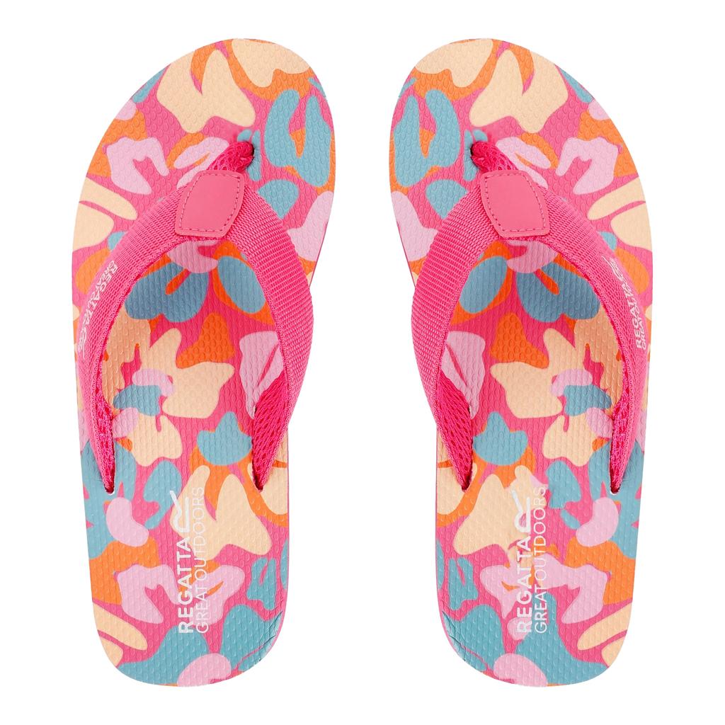 Regatta Womens/Ladies Catarina Summer Floral Flip Flops