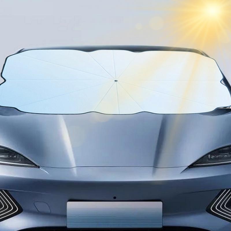 Car Windshield Sunshade Foldable Windshield Sun Shade Automotive Interior Accessories Window Screen For RV Safety Heat Camping
