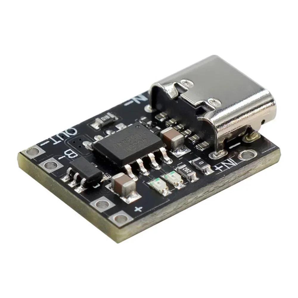 1pcs Type-C USB Ultra-Small Lithium Battery Charging Panel 1A Ternary Lithium 3.7V 4.2V Charger Module With Protection Board