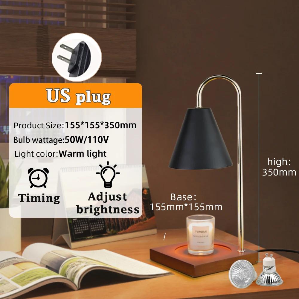 Kerzenwärmer-Lampen mit Glühbirne, dimmbare Tischleuchte, Atmosphäre, Schreibtisch, Nachttischlampe für Schlafzimmer, Heimdekoration, Beleuchtung, Frauen, Mädchen, Geschenke
