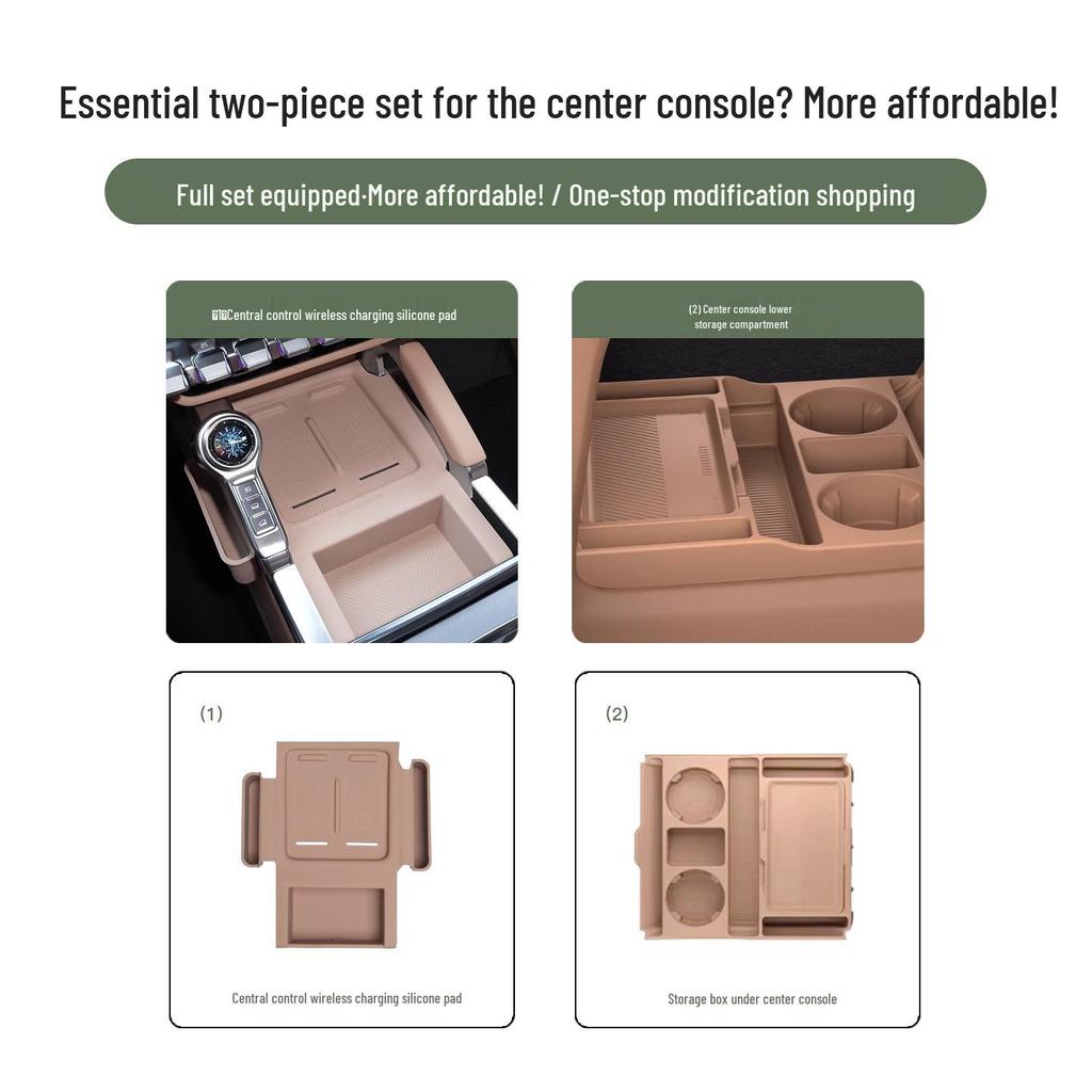 Dongfeng Mengshi M817 Wireless Charging Silicone Pad Cup Holder
