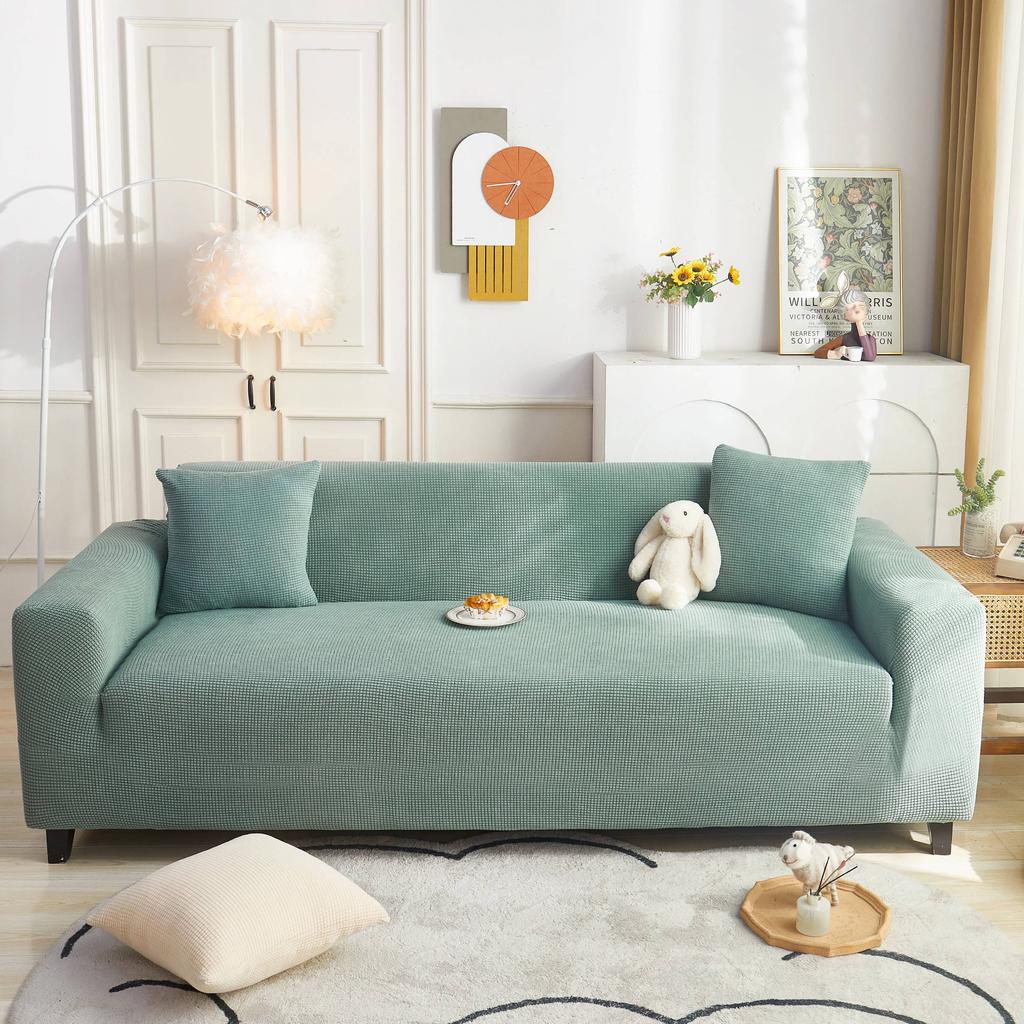 Elastic Adjustable Sofa Cover Non-slip Jacquard Armchair Sofa Pad L Shape Sofa Covers For Living Room 1/2/3/4/5 Seat Home Decor