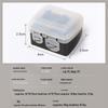 Dual-Hole Sharpener for Eyebrow, Eyeshadow, Lip Liner, and Lipstick Pencils