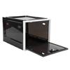 Fridge Lock Box Plastic Multifunctional Convenient Lockable Food Storage Cabinet for Home Black and
