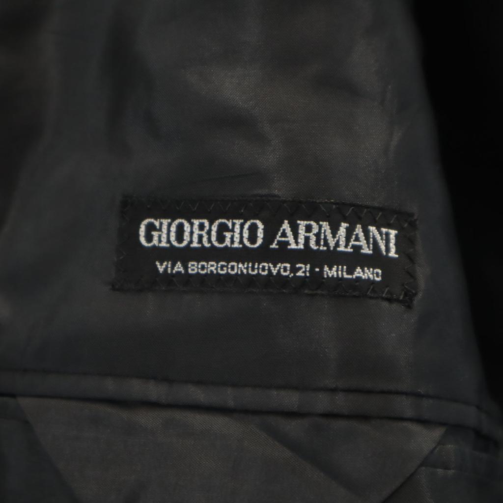 Giorgio Armani 90. léta Vyrobeno v Itálii Staré dvouřadé sako 48 Zelenosivé Pánské Použité