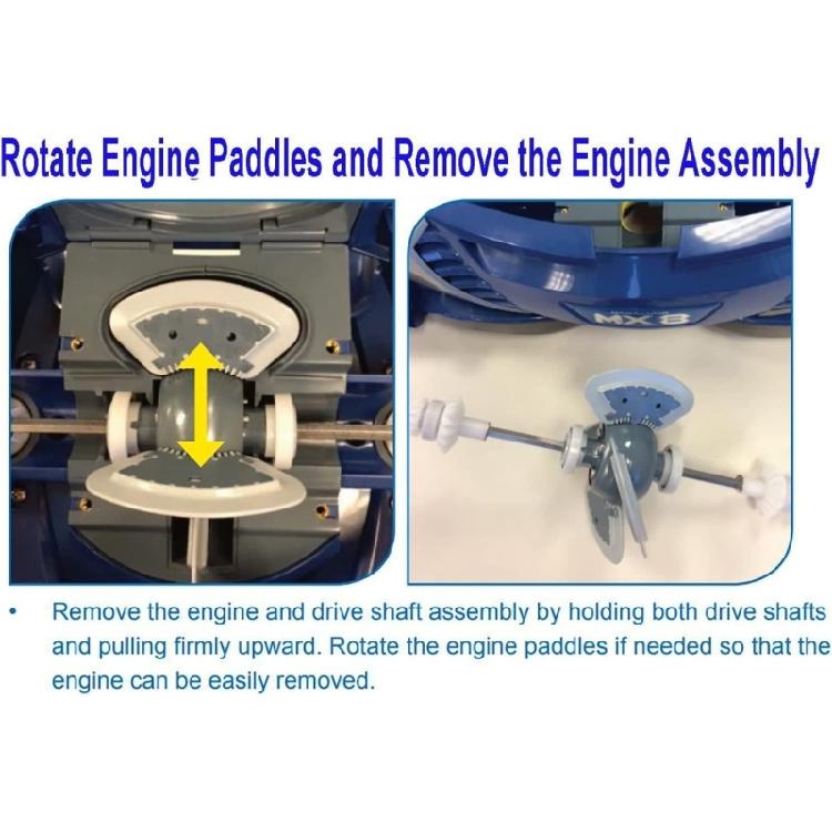 For R0525100 R0527000 Pool Cleaner Rod Drives Shaft Roller Bearings Maintenance