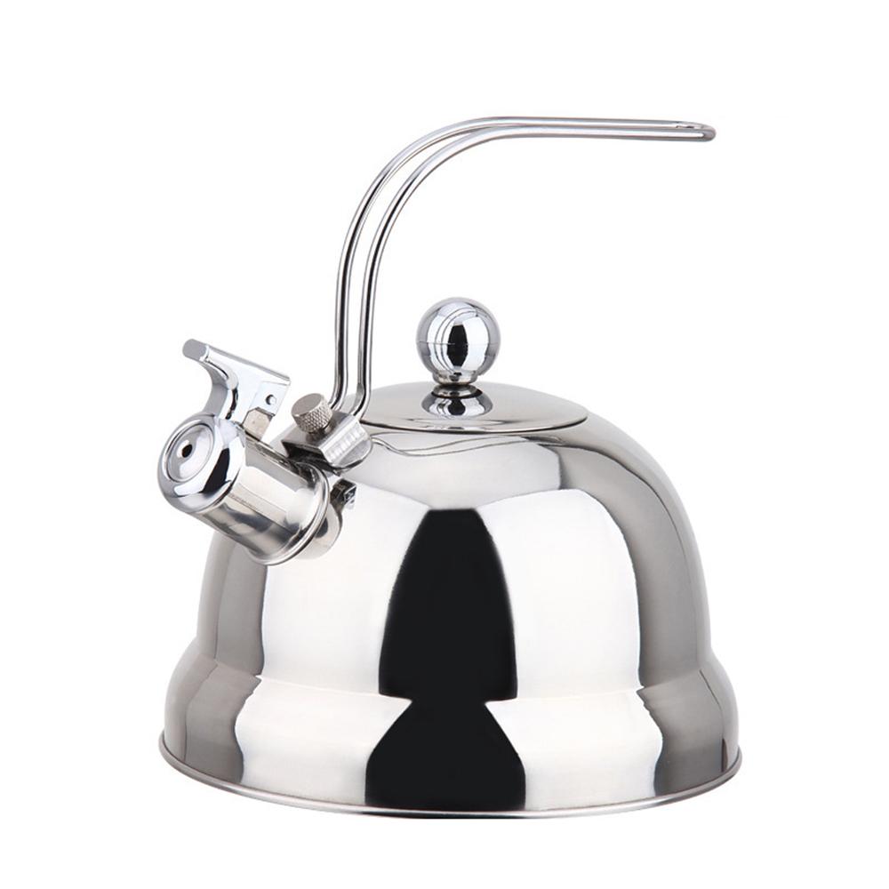 Buy 2.5L Stainless Steel Whistling Teapot Tea Kettle for Home Outdoor Camping Hiking Backpacking